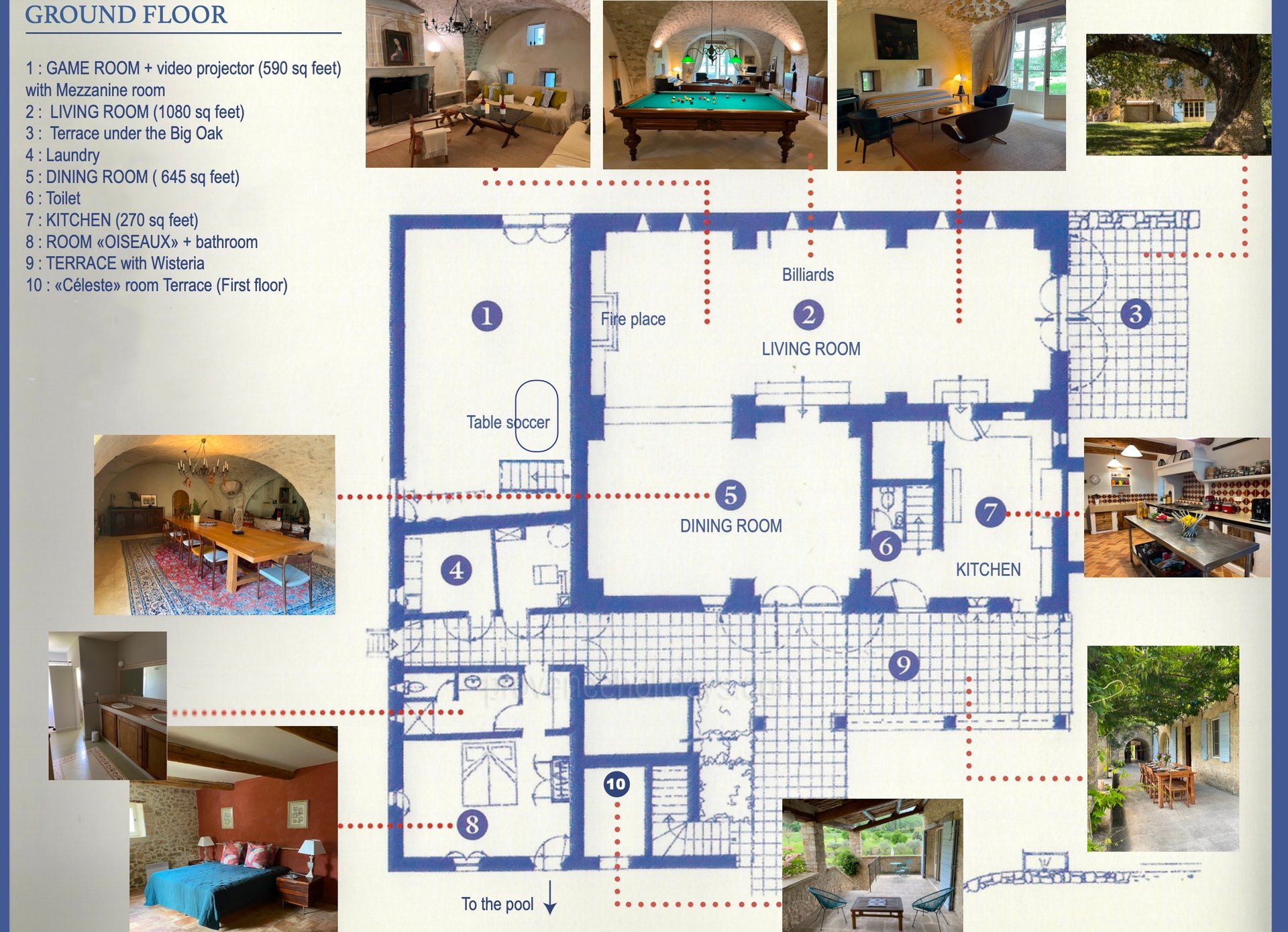 58 - La Bastide Neuve: Villa: Plan