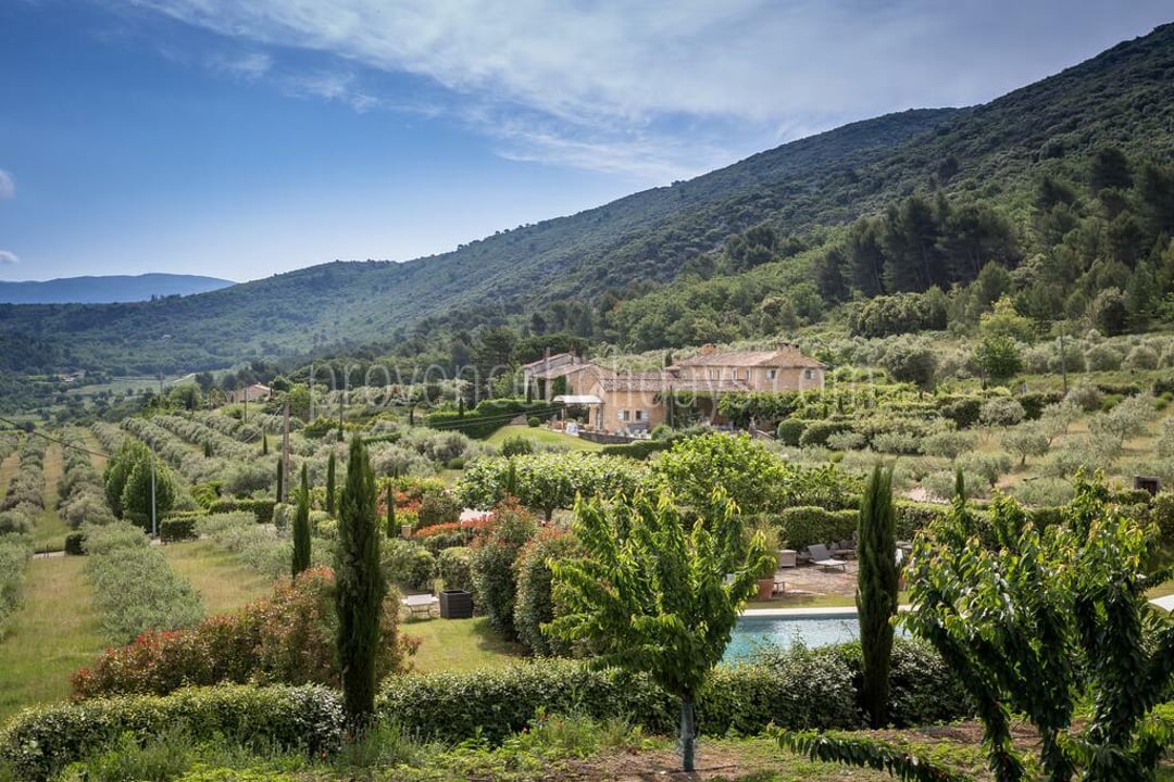 Outstanding property with wonderful views of in Bonnieux 7 - Mas Trigaud: Villa: Exterior