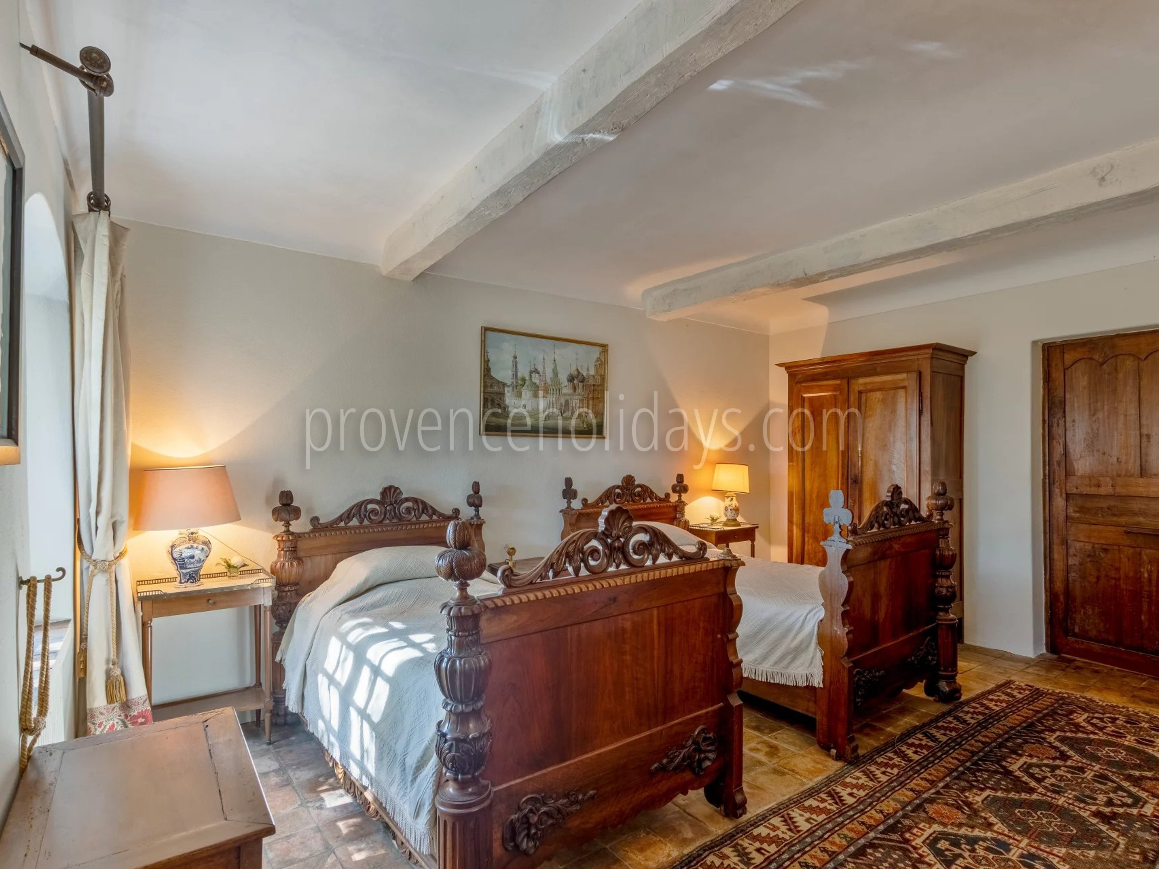15 - Steinernes hameau in La Garde-Freinet: Villa: Bedroom