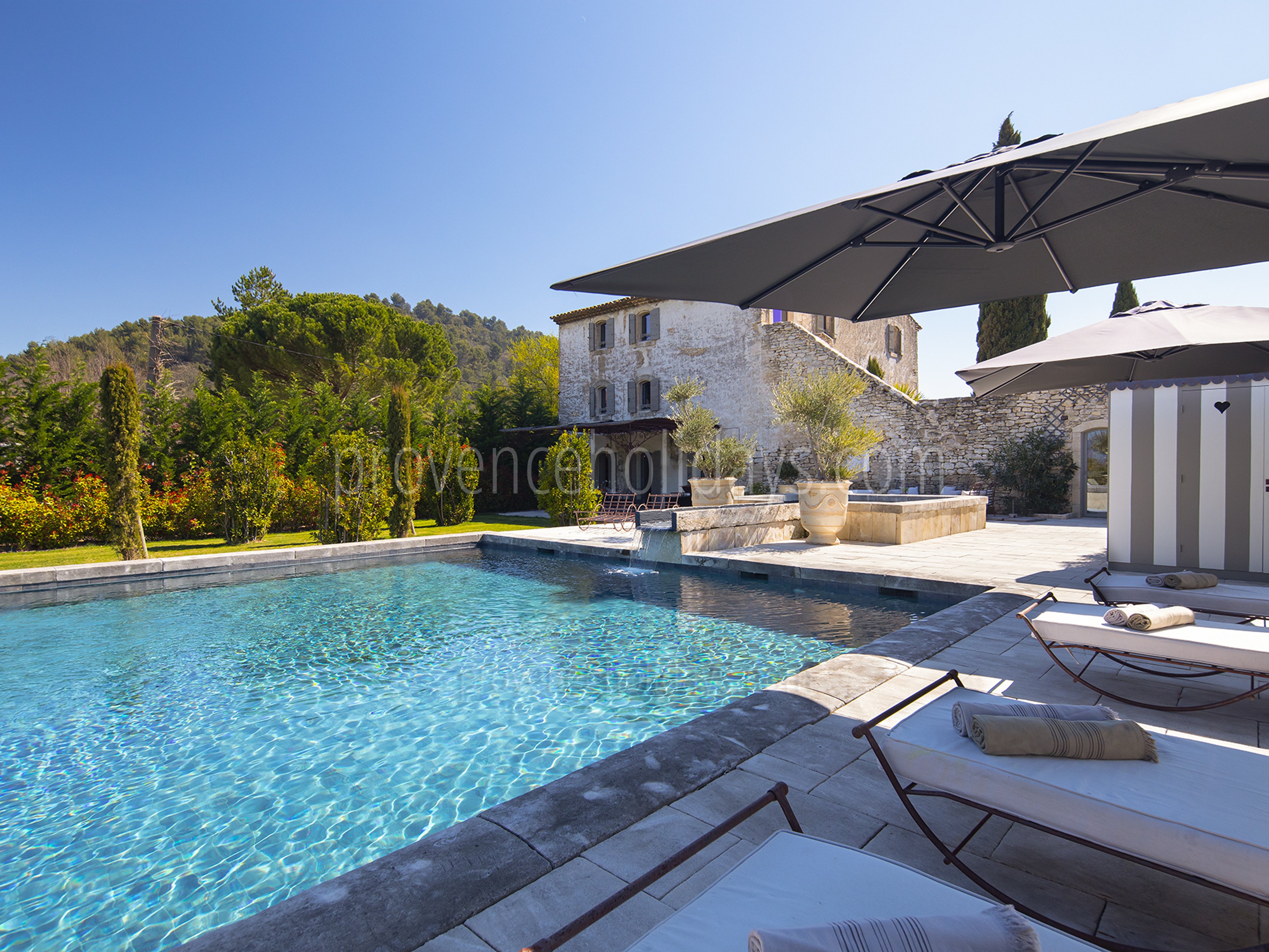 19 - Le Mas des Cyprès: Villa: Pool