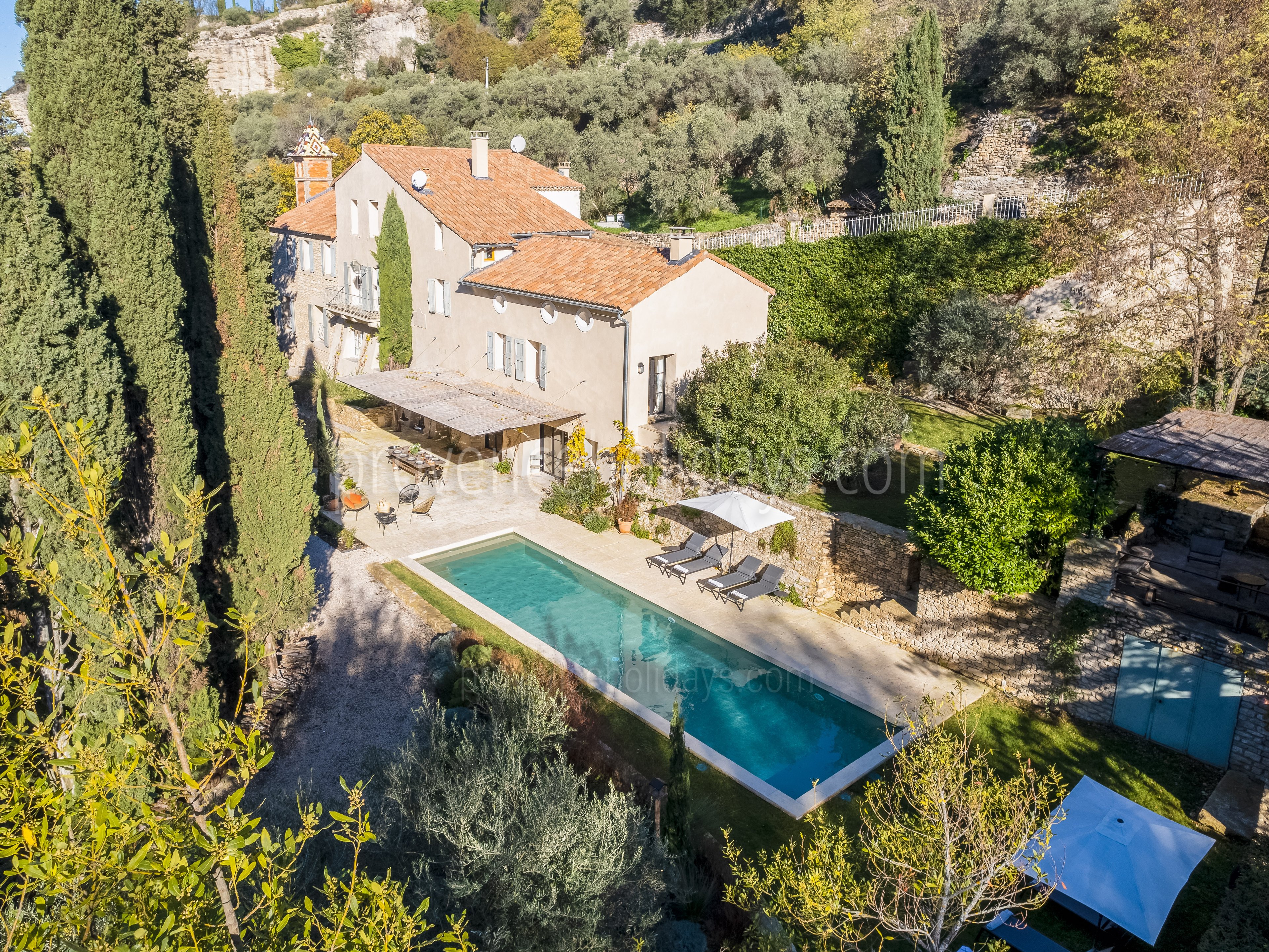 1 - Mas de Venasque: Villa: Pool