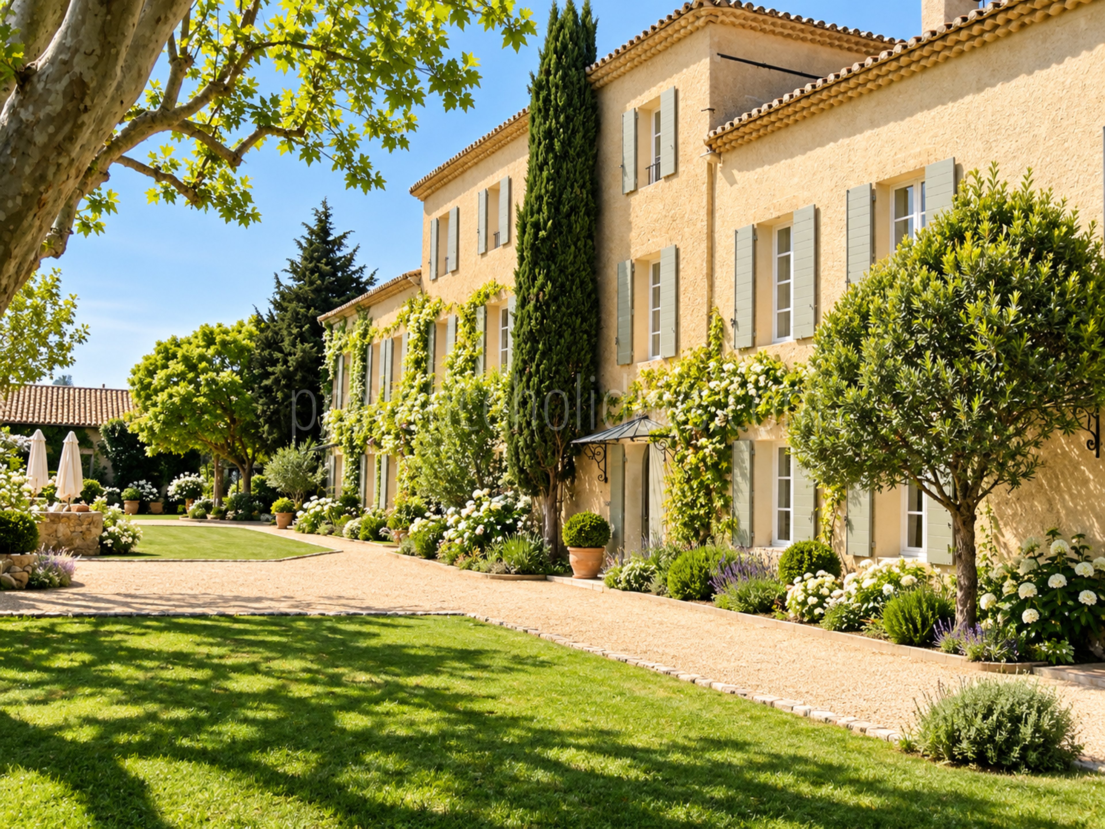 3 - Farmhouse with outbuildings in Lambesc: Villa: Exterior