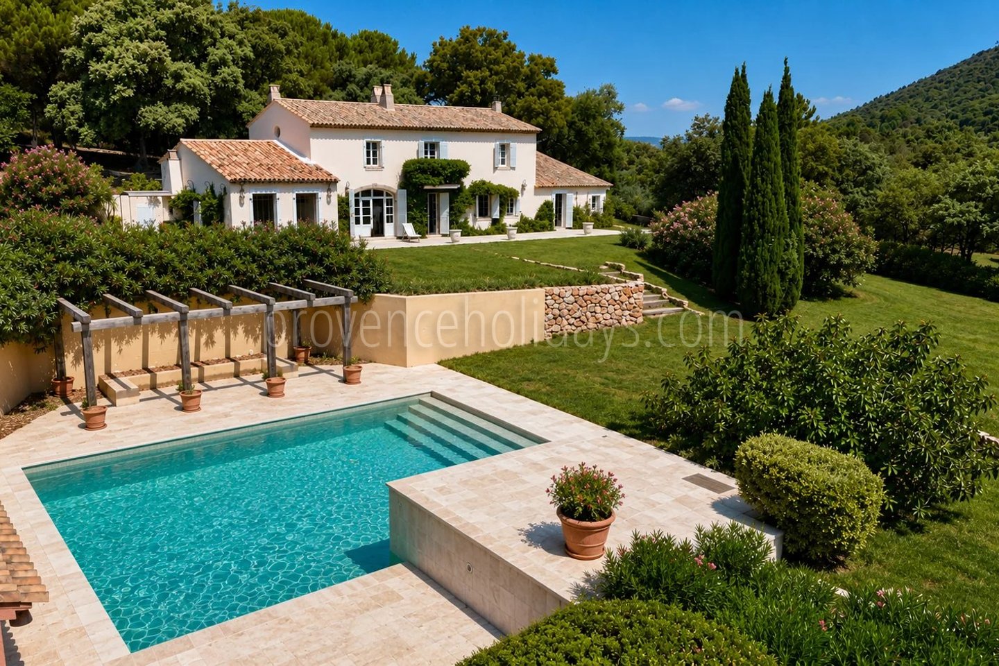 1 - Maison provençale à Grimaud: Villa: Pool