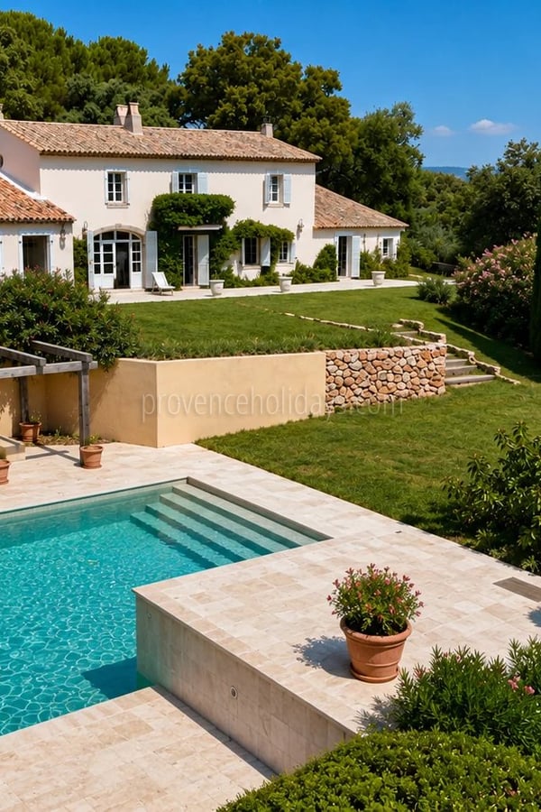 1 - Provençal house in Grimaud: Villa: Pool