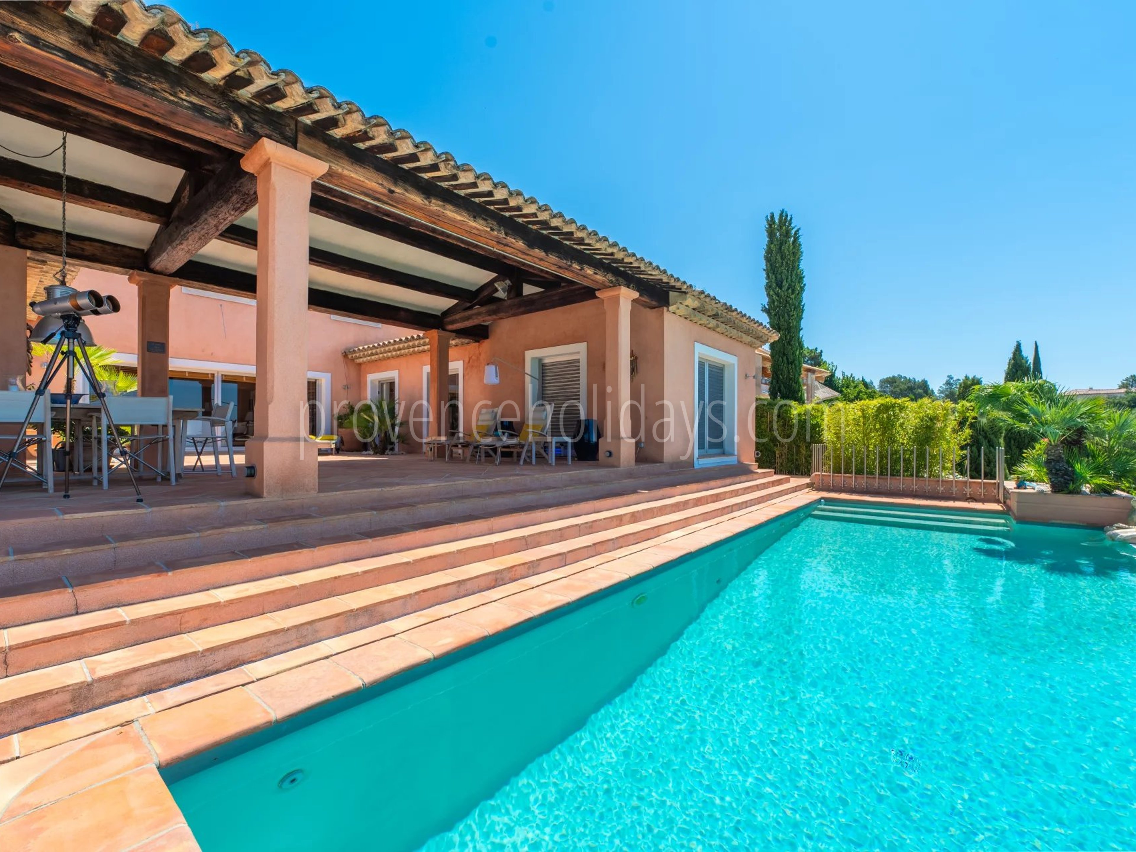 54 - Zeitgenössische Villa in Rayol-Canadel-sur-Mer: Villa: Pool