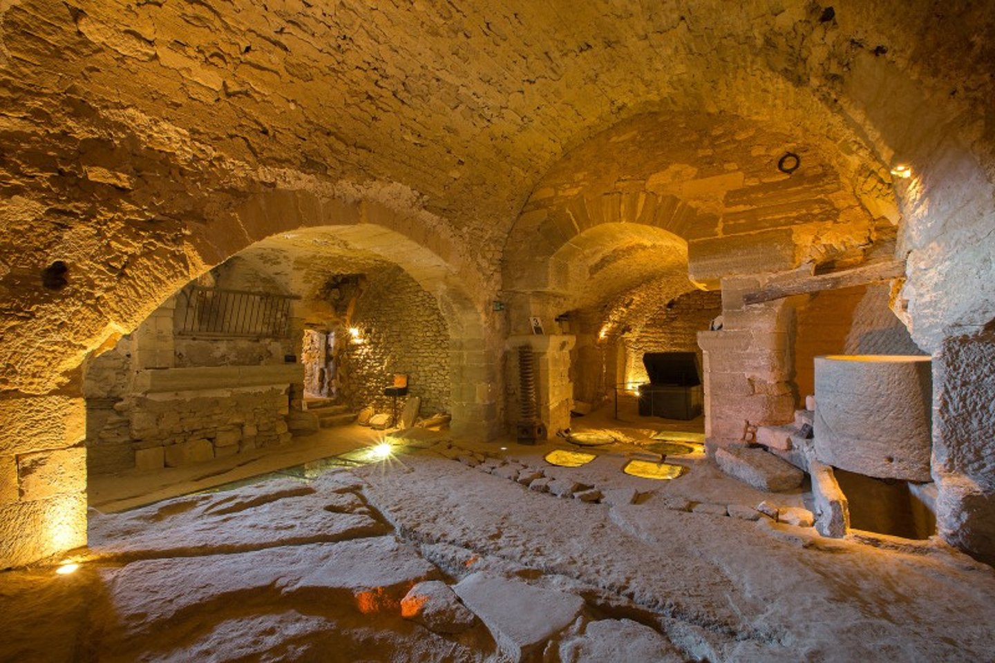 Cellar of the Palais Saint-Firmin Cellar of the Palais Saint-Firmin