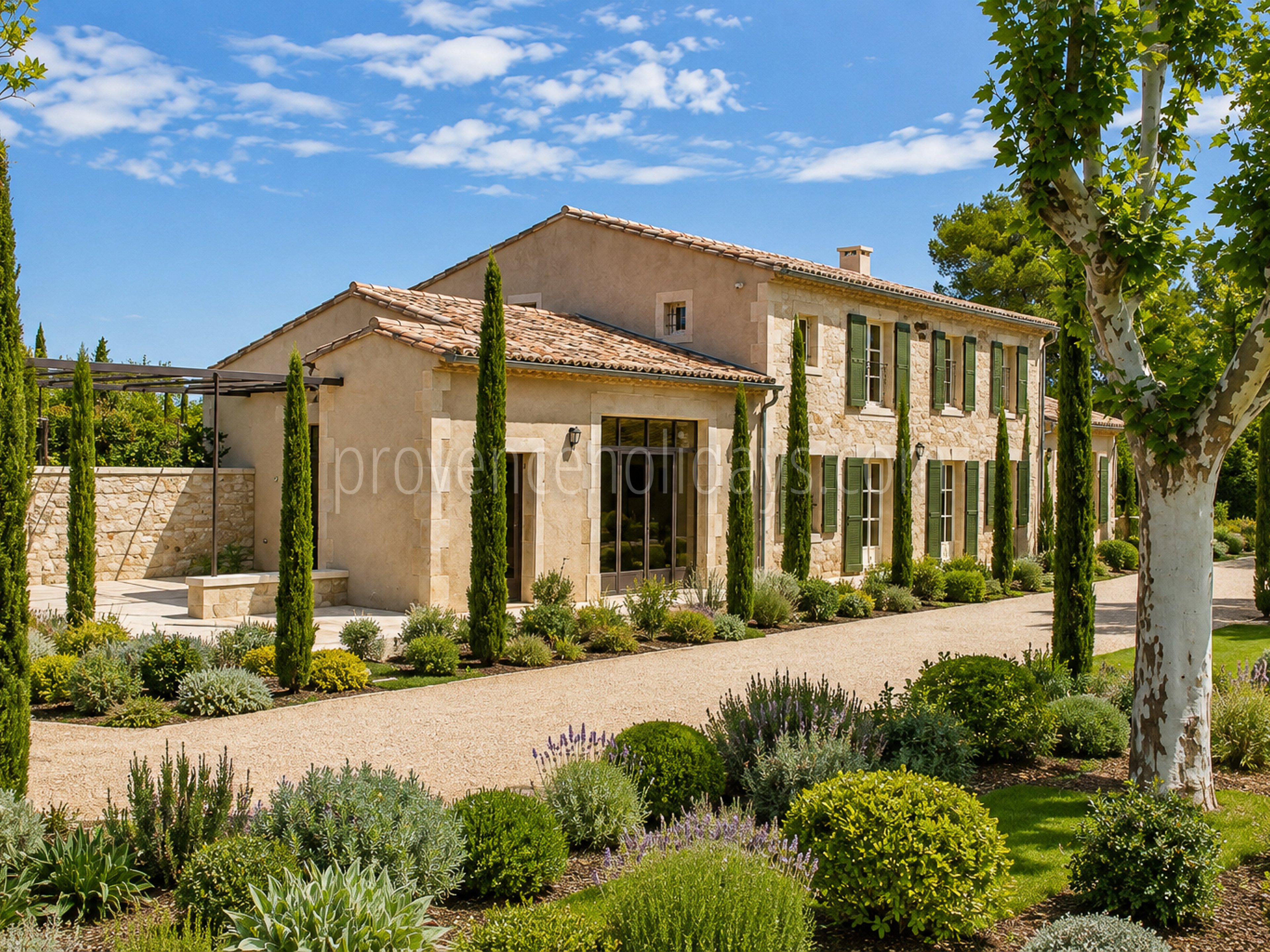 1 - Mas mit Tennisplatz in Eygalières: Villa: Exterior