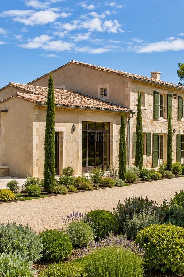 1 - Mas with tennis court in Eygalières: Villa: Exterior