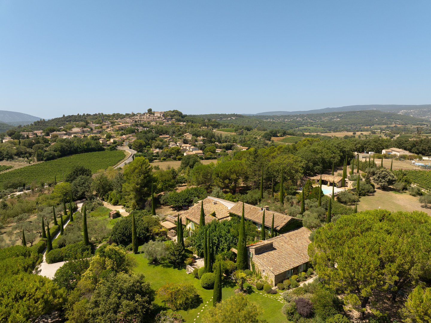 Luxuriöses Ferienhaus im Luberon mit privatem Tennisplatz