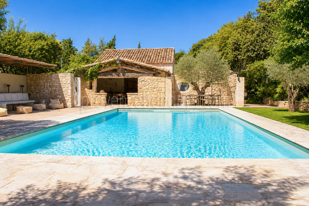 12 - Mas rénové à pied d\'Eygalières: Villa: Pool