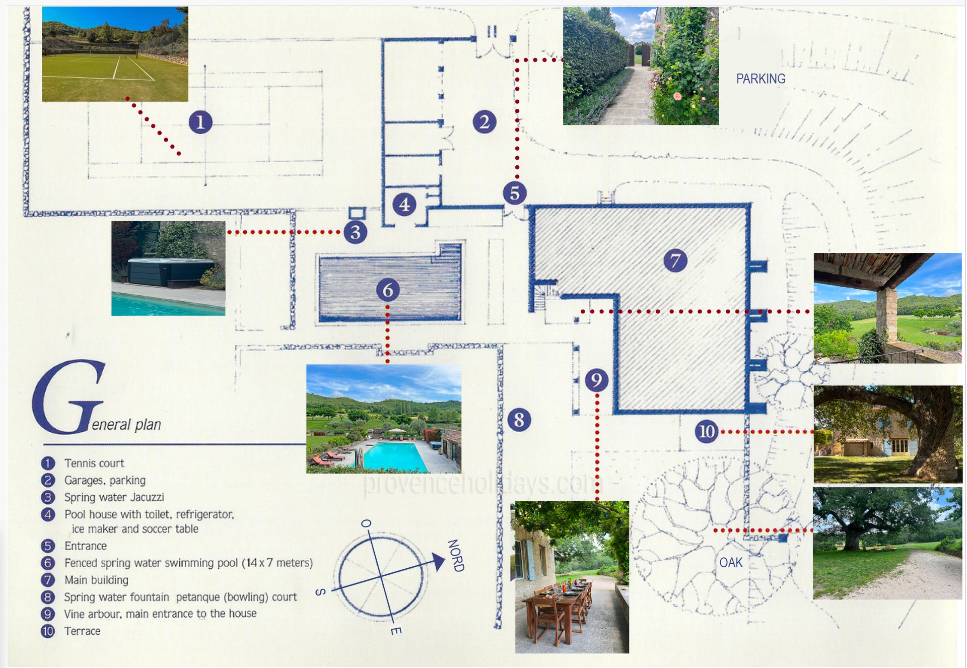 57 - La Bastide Neuve: Villa: Plan