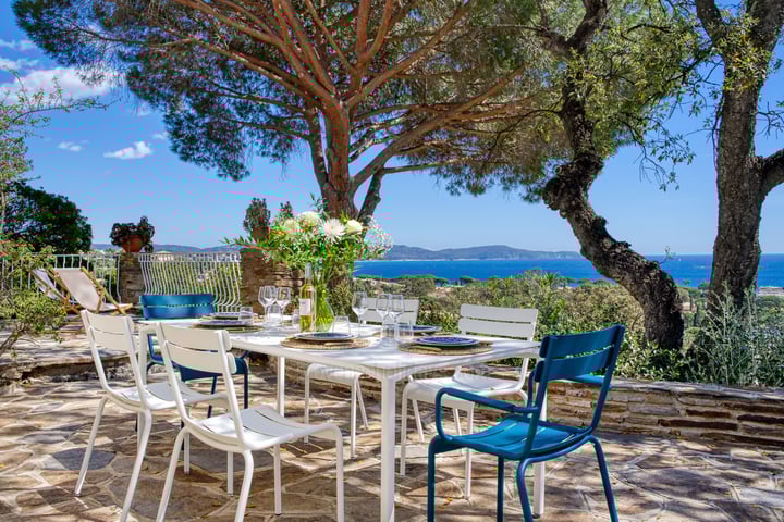 Villa met uitzicht op zee in Cavalaire-sur-Mer