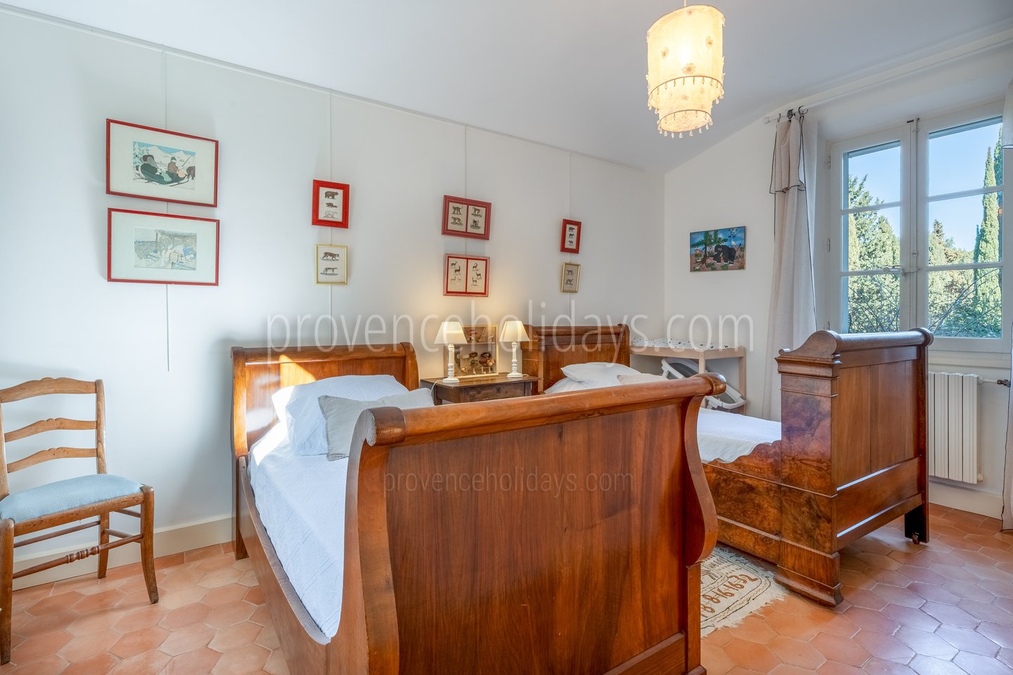 61 - Mas des Trois Cyprès: Villa: Bedroom