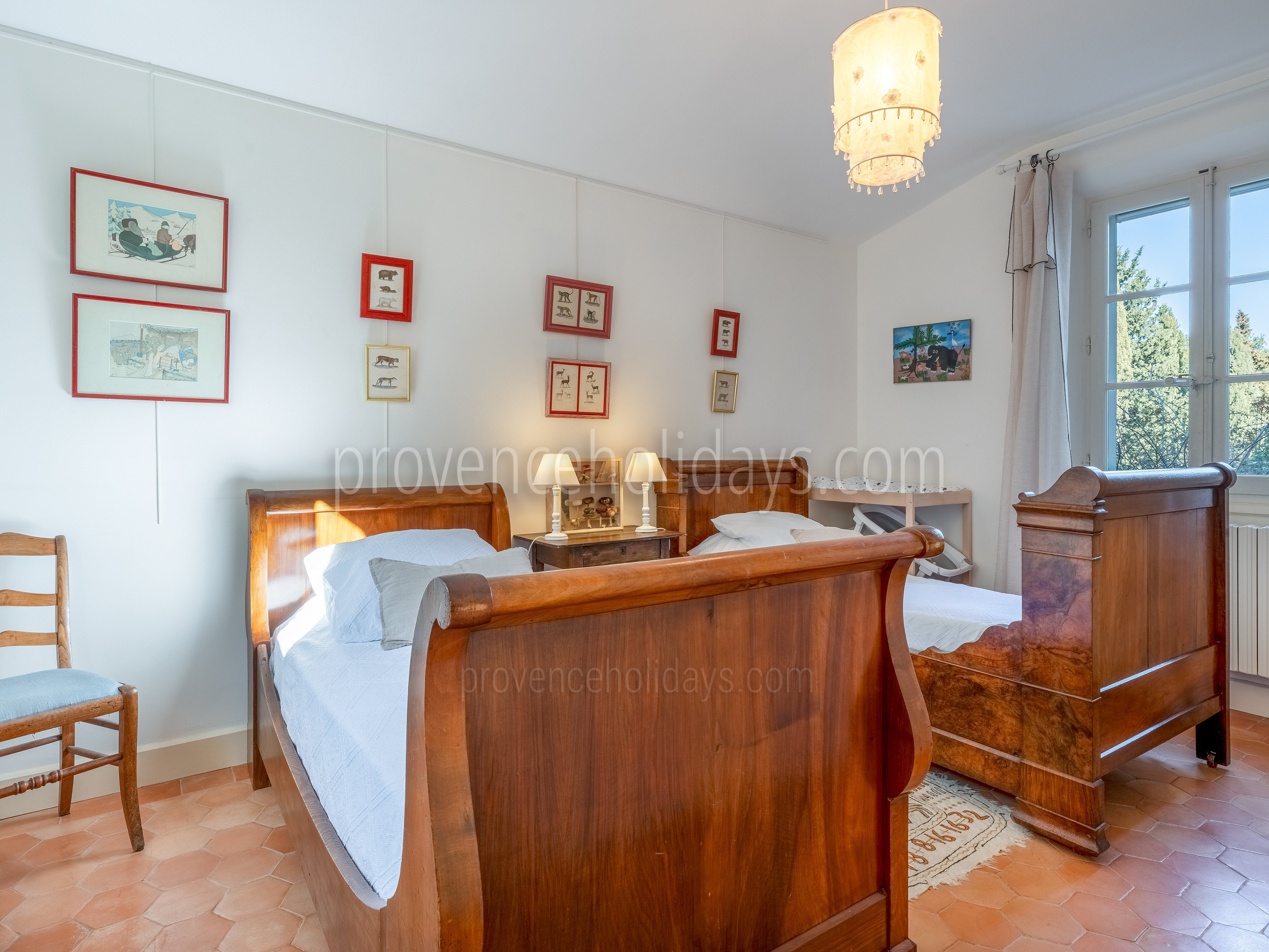 61 - Mas des Trois Cyprès: Villa: Bedroom