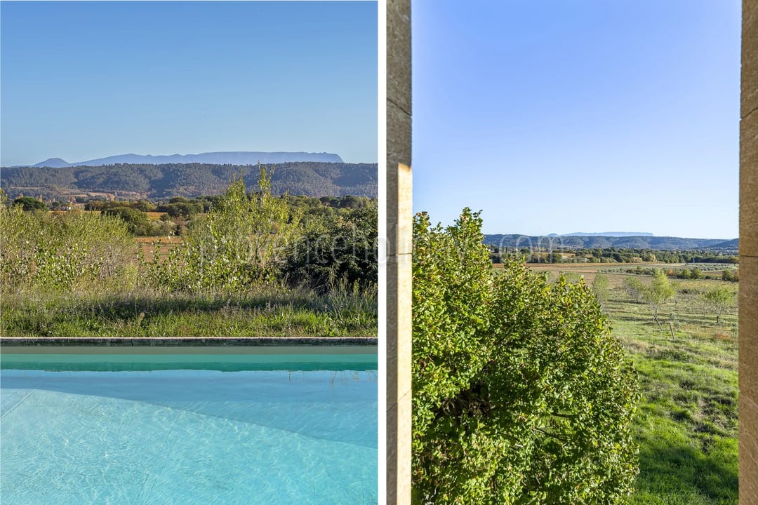 6 - Stone property in Cucuron: Villa: Pool
