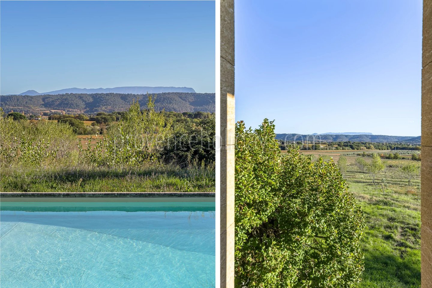 6 - Stone property in Cucuron: Villa: Pool