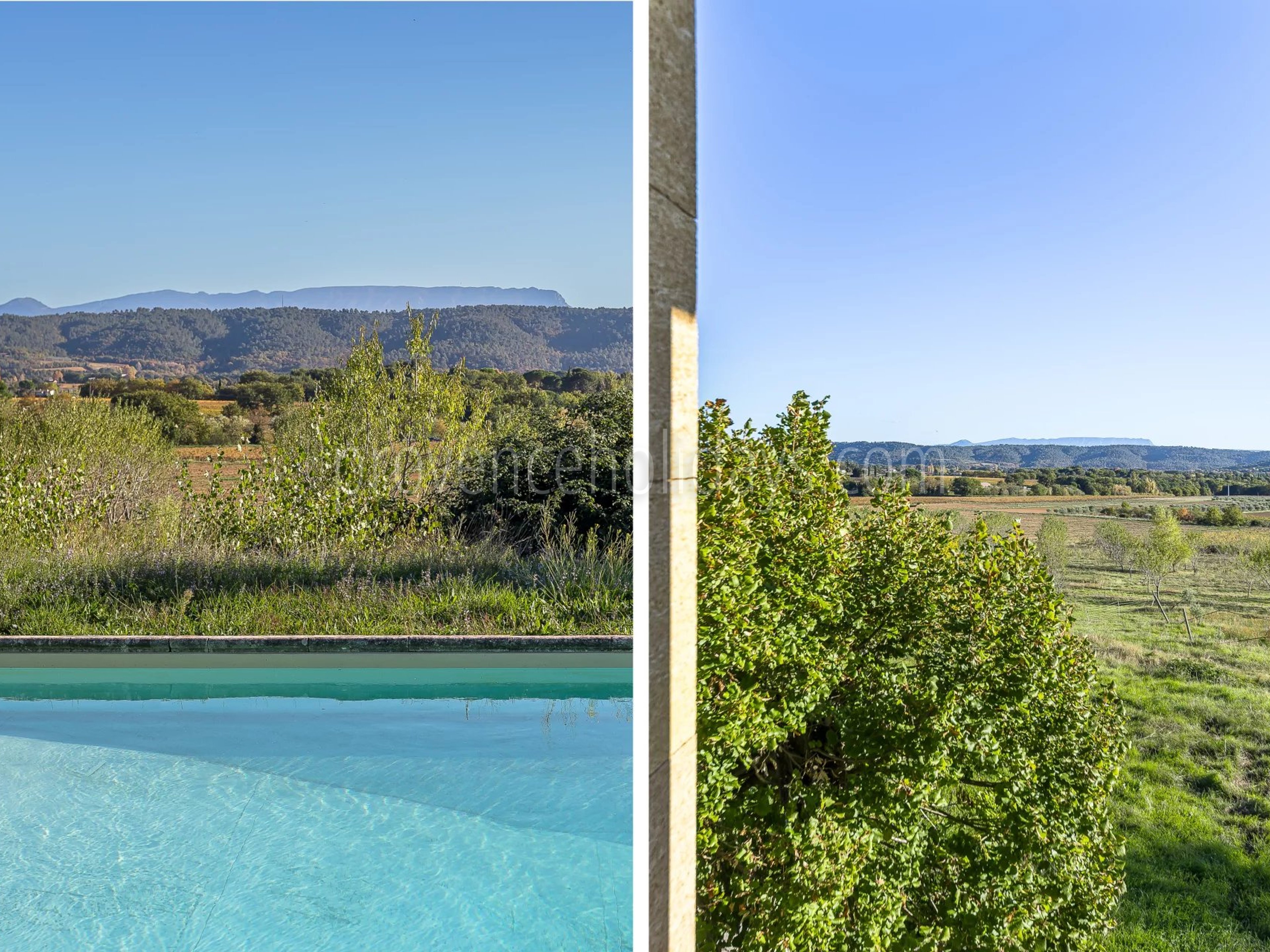 6 - Stone property in Cucuron: Villa: Pool