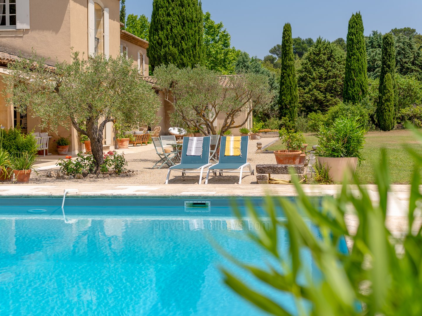 10 - Mas des Trois Cyprès: Villa: Pool