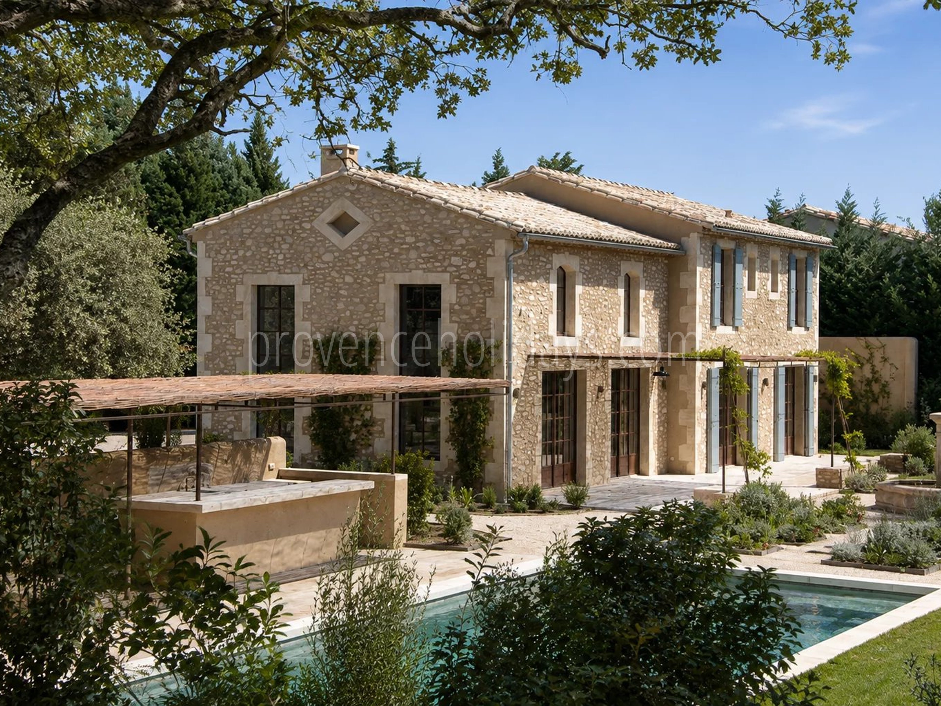 1 - Mas contemporain à Eygalières: Villa: Exterior