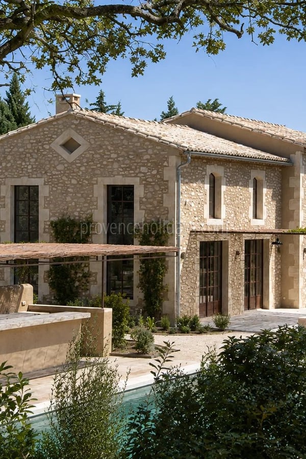 1 - Eigentijdse mas in Eygalières: Villa: Exterior