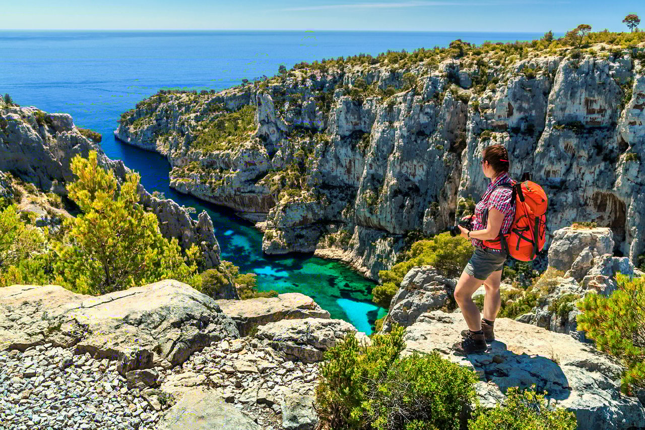 hiking calanques