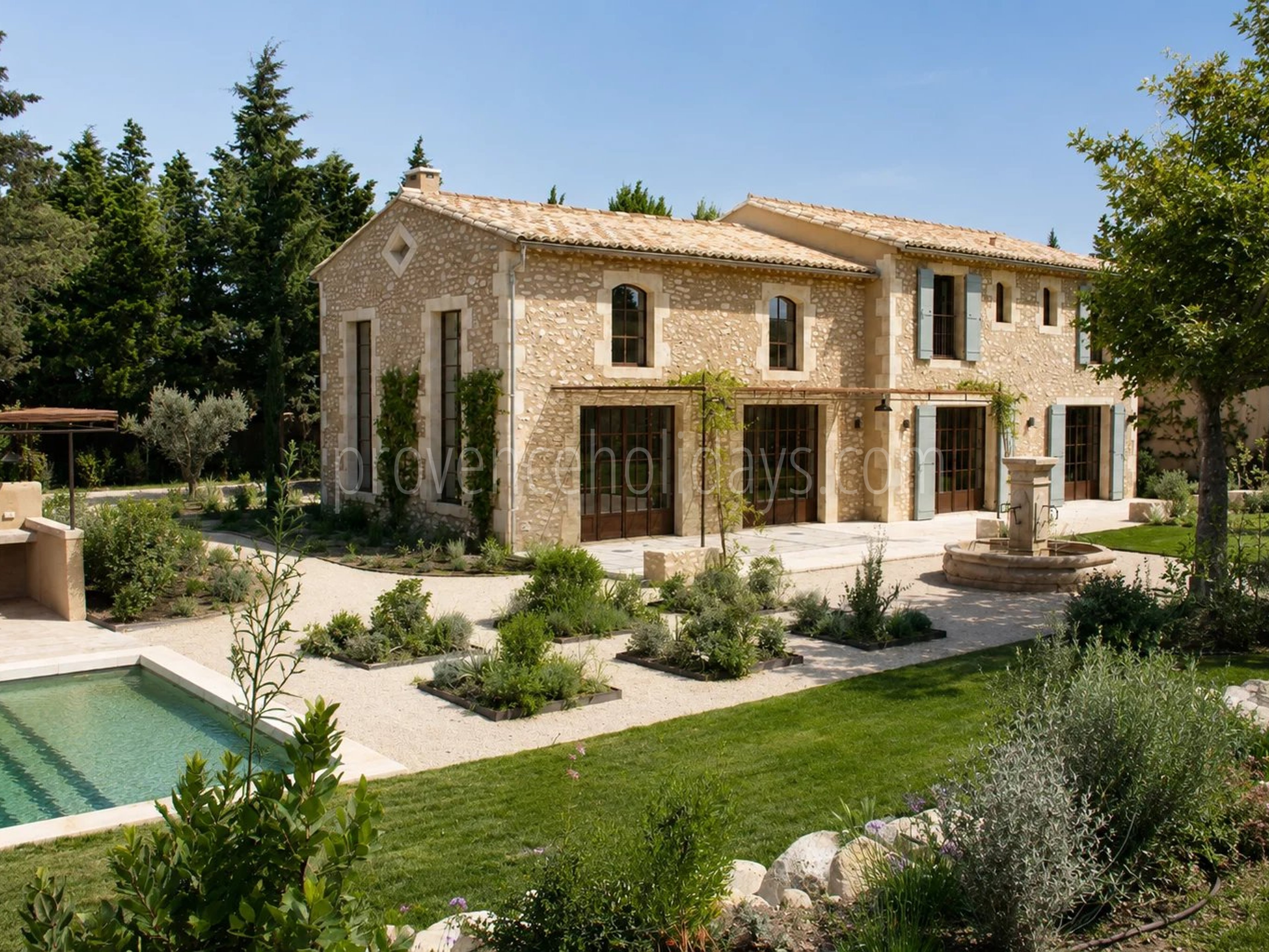 33 - Mas contemporain à Eygalières: Villa: Exterior