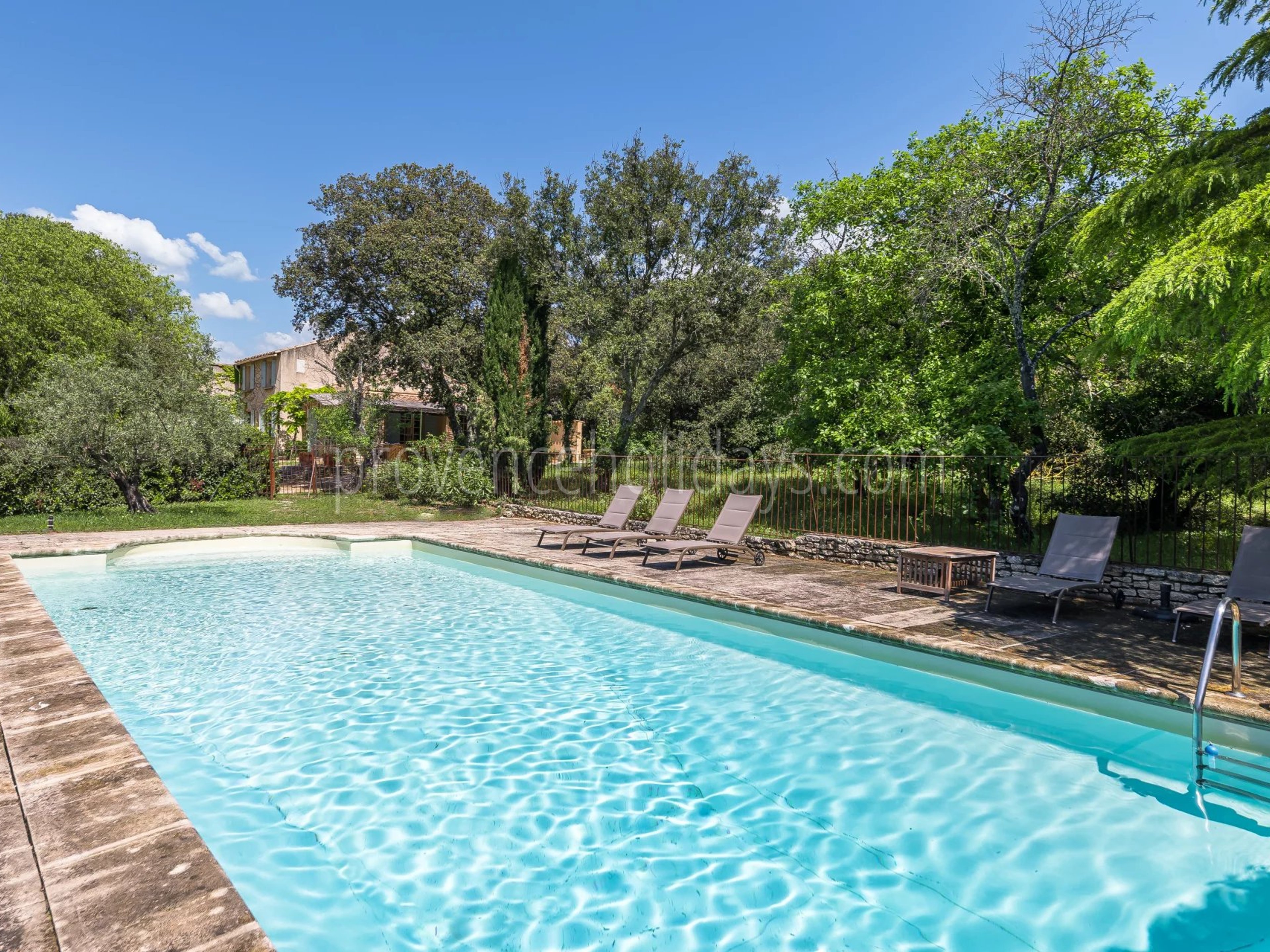 1 - Stone house in Gordes: Villa: Pool