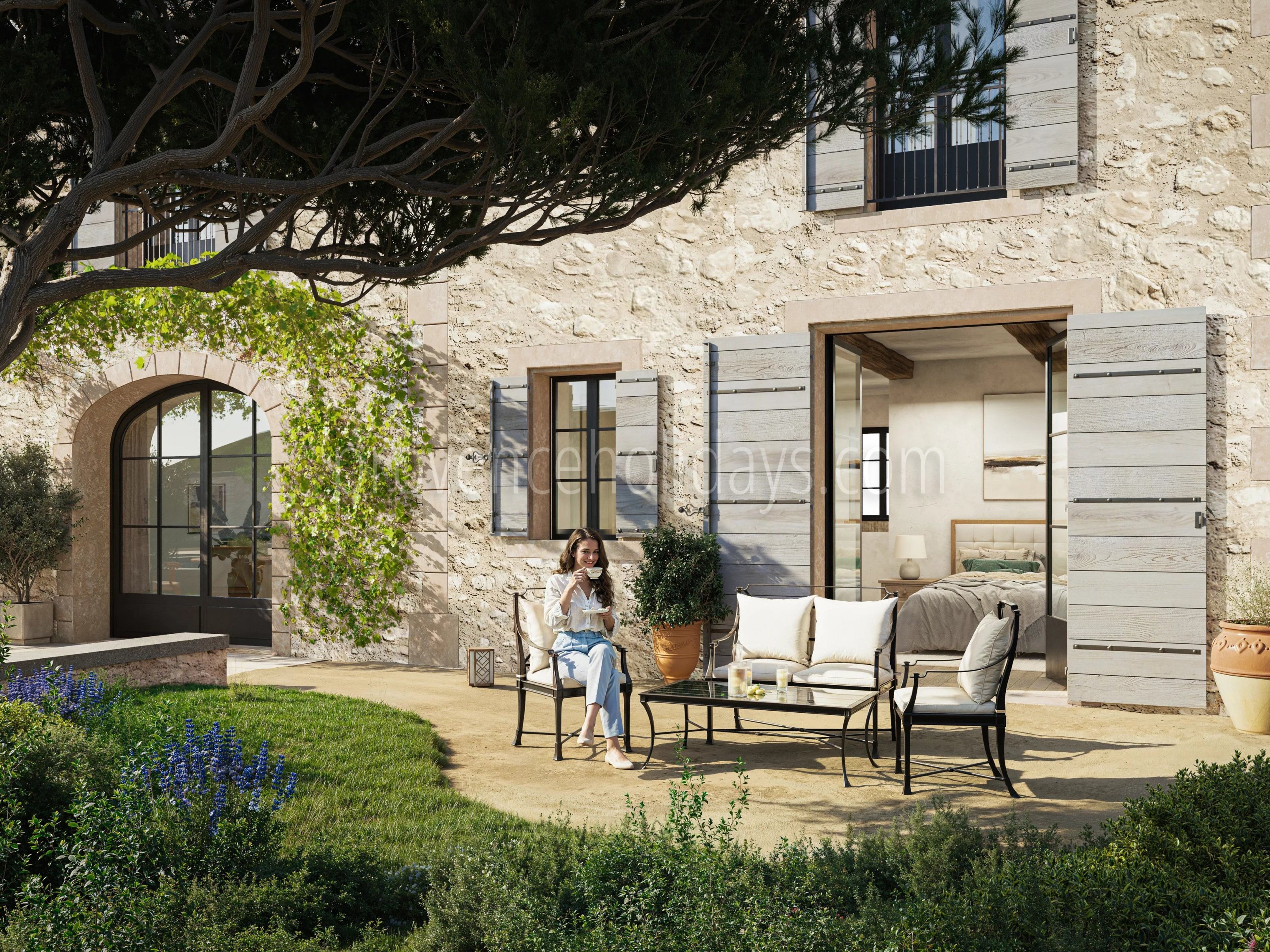 4 - Stone mas in Saint-Rémy-de-Provence: Villa: Exterior