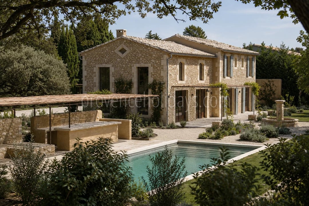 29 - Mas contemporain à Eygalières: Villa: Exterior