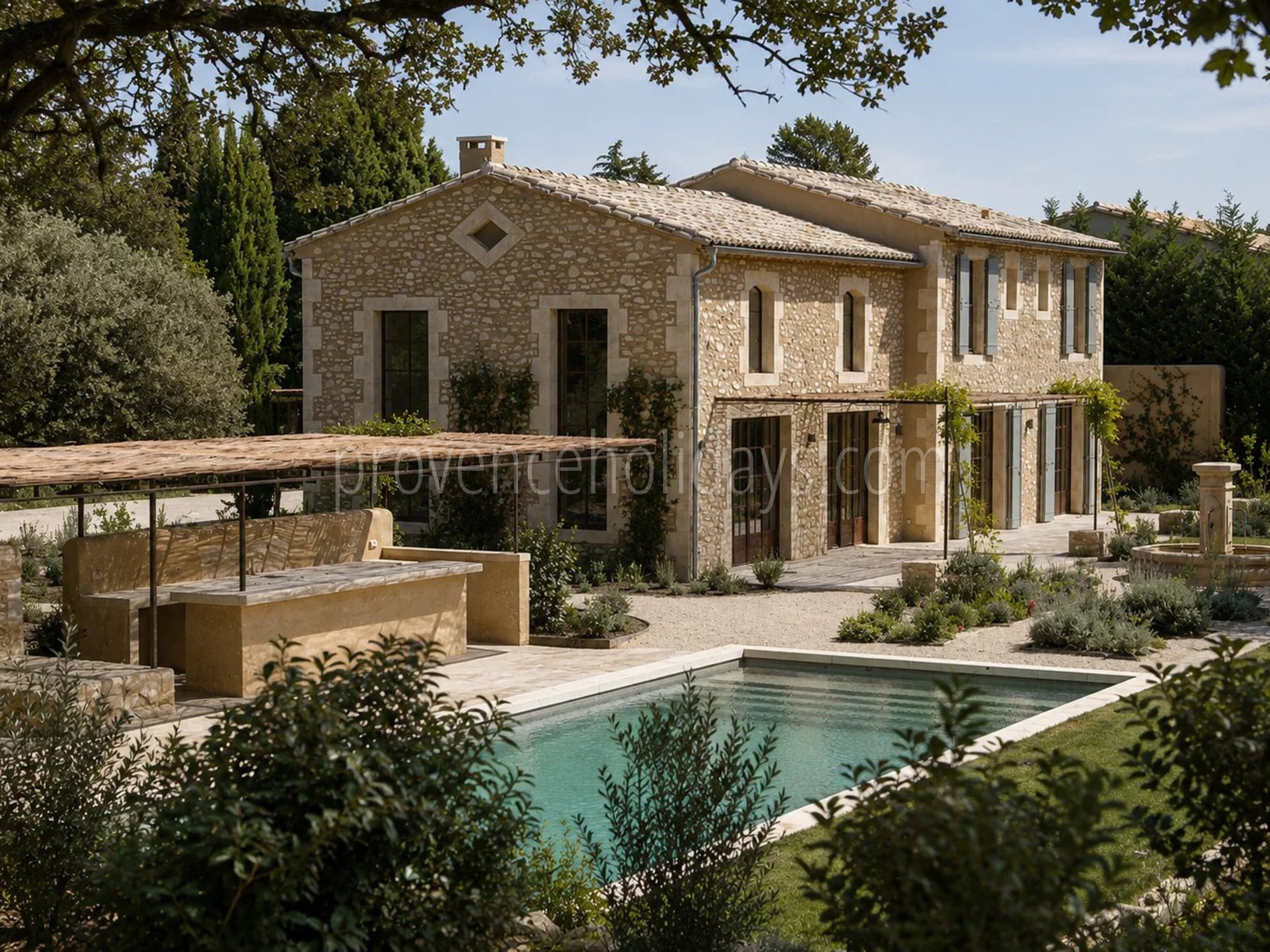 29 - Mas contemporain à Eygalières: Villa: Exterior