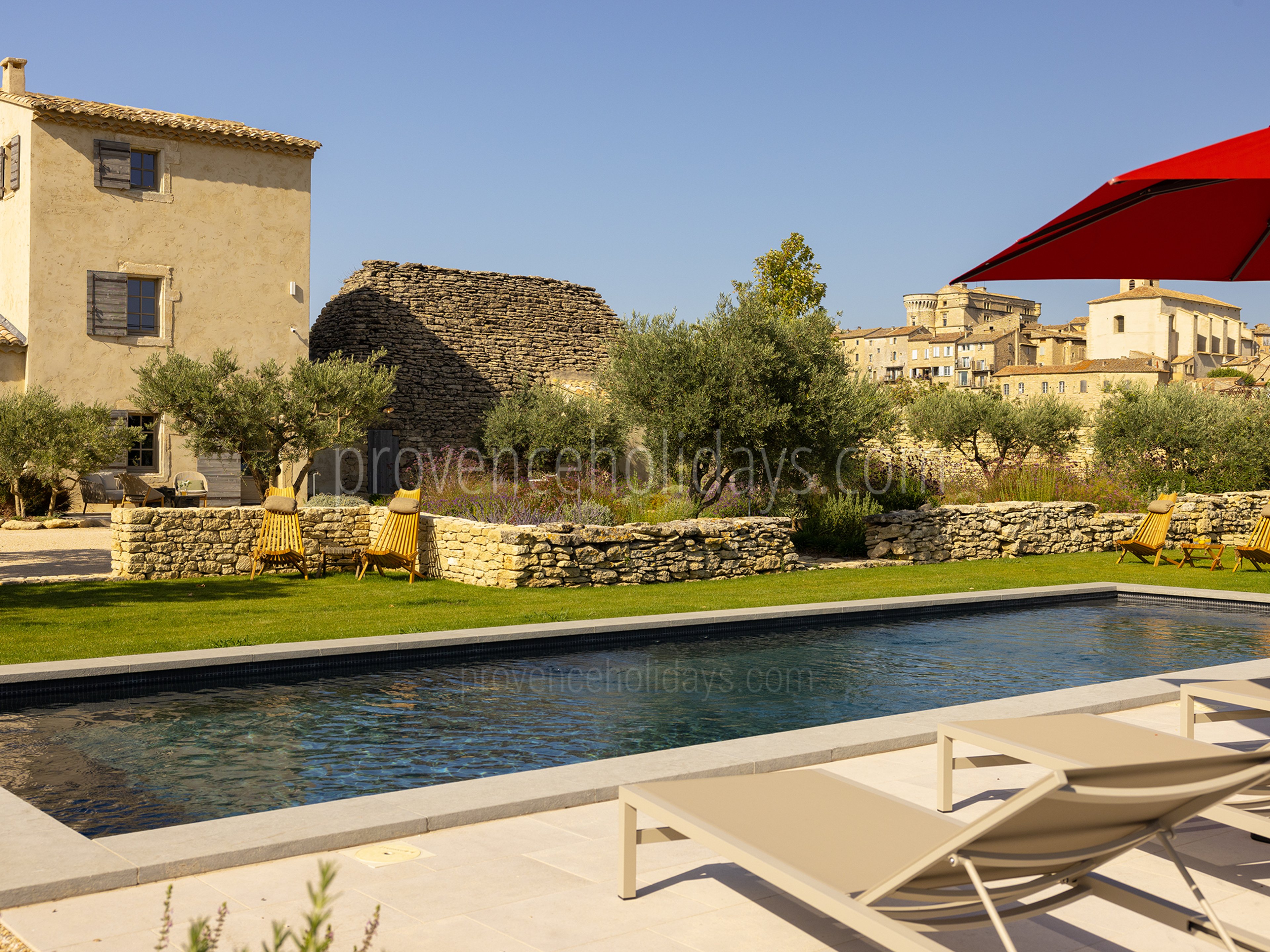 4 - Mas du Rocher: Villa: Pool