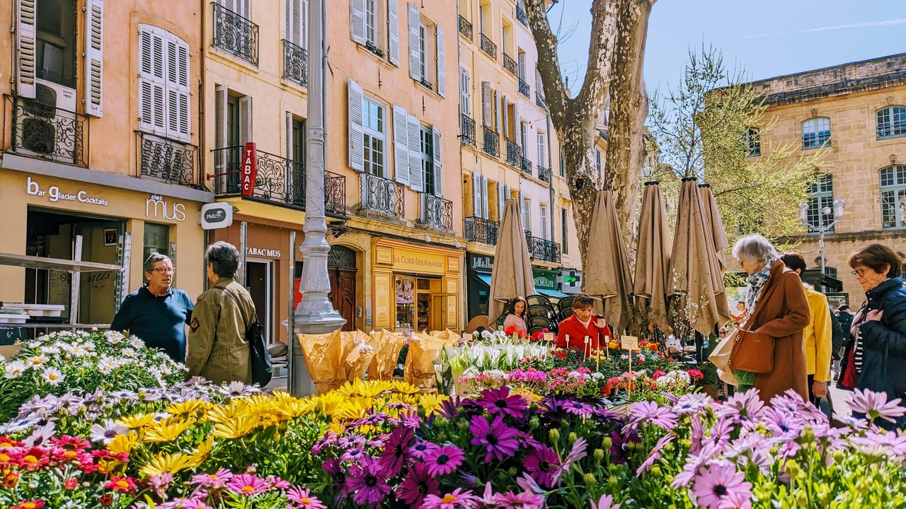market in provence