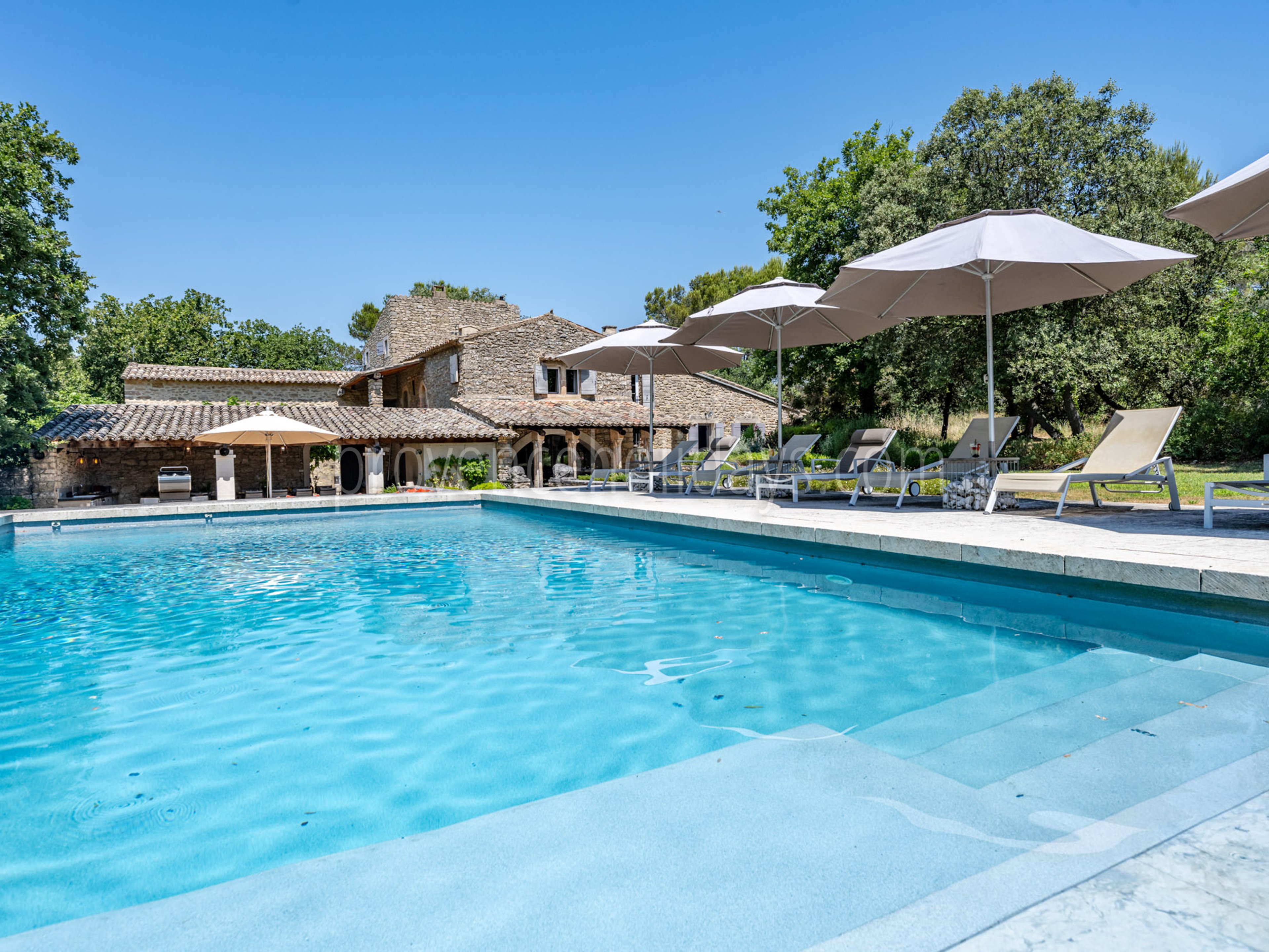 -1 - Le Mas aux Gargouilles: Villa: Pool