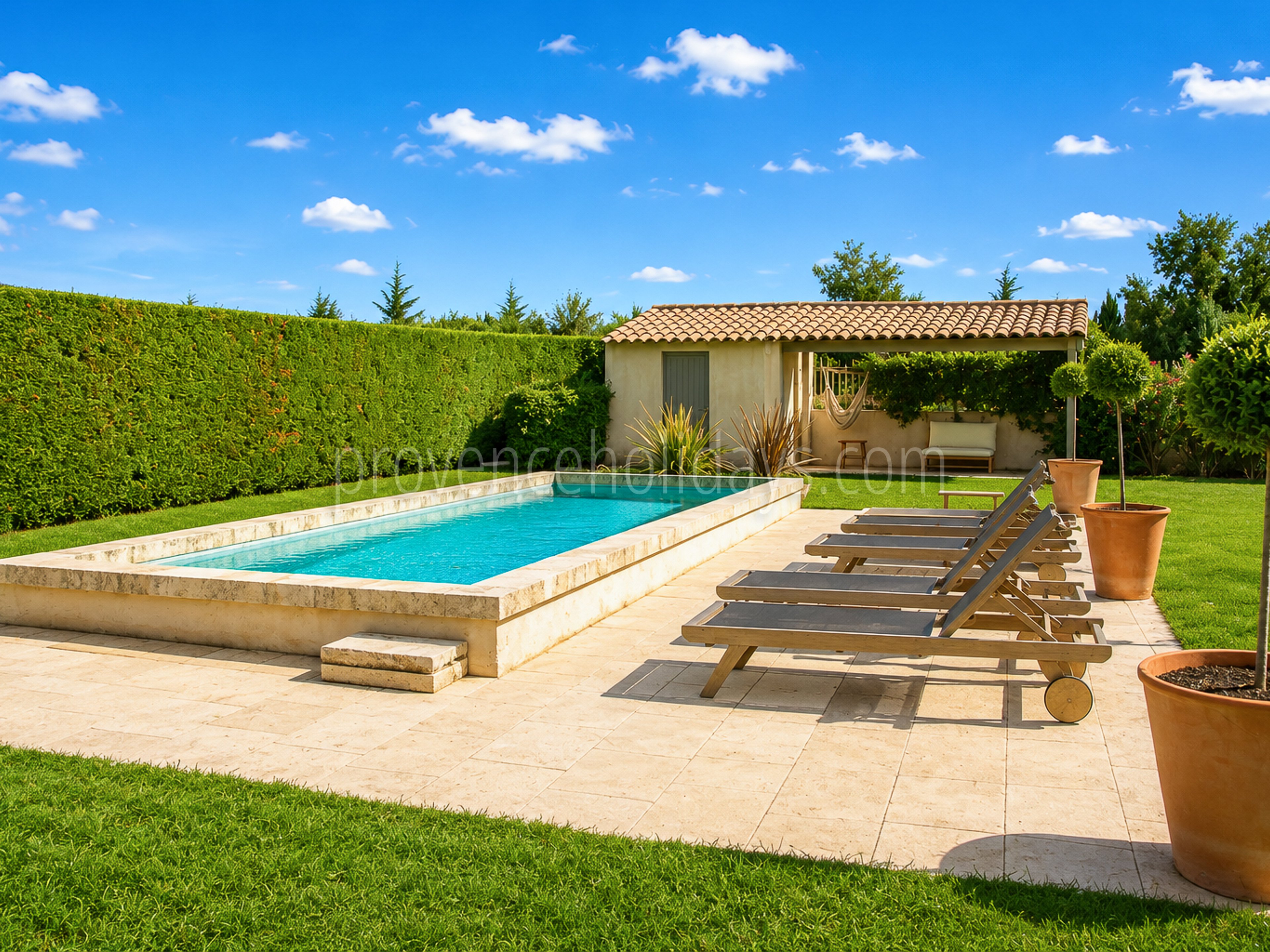 5 - Bauernhaus mit Blick auf den Luberon: Villa: Pool