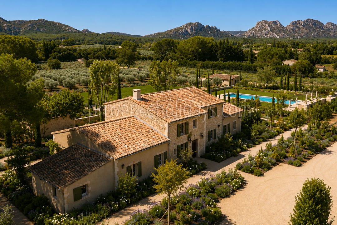 10 - Mas mit Tennisplatz in Eygalières: Villa: Exterior