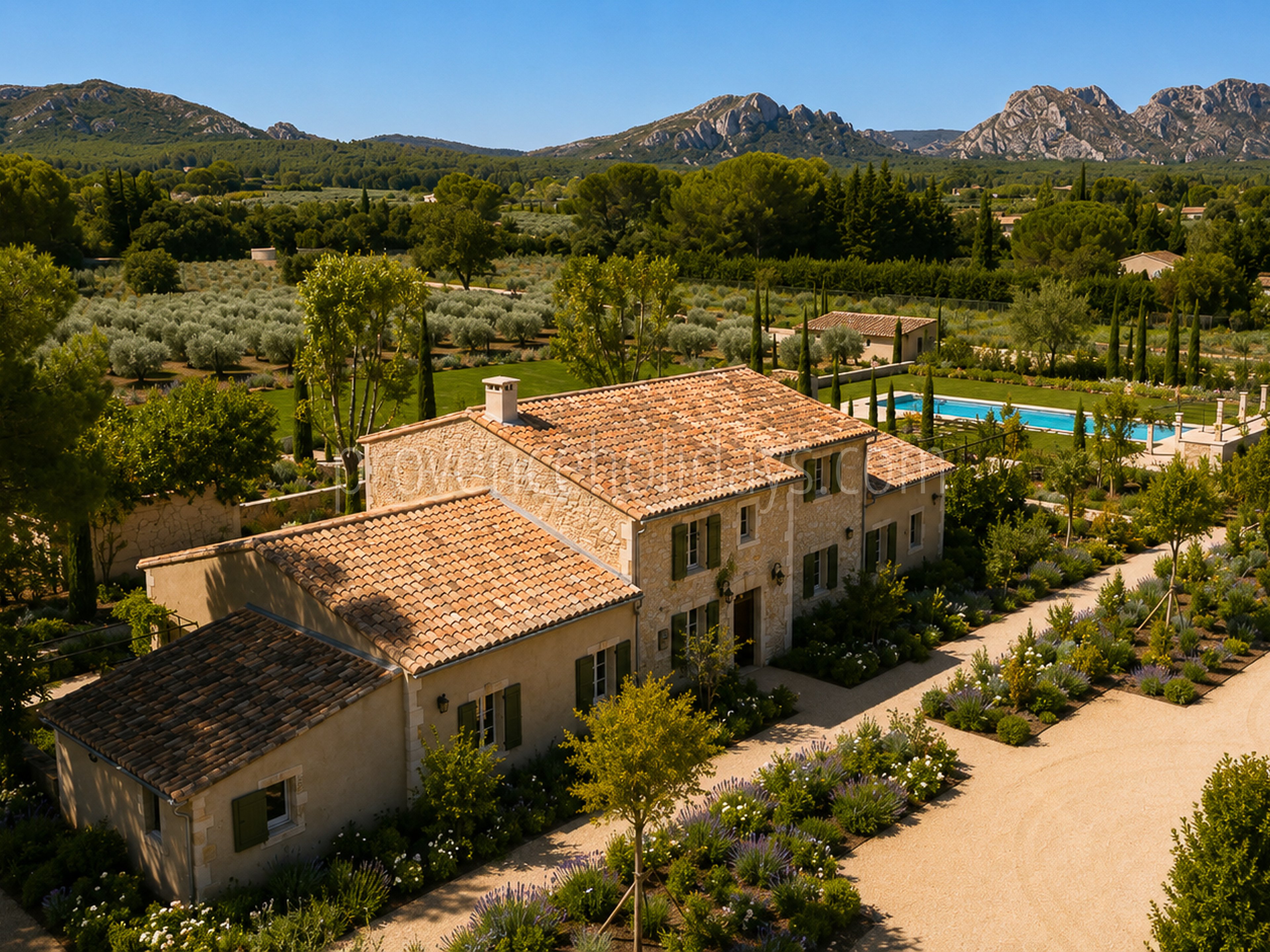 10 - Mas mit Tennisplatz in Eygalières: Villa: Exterior