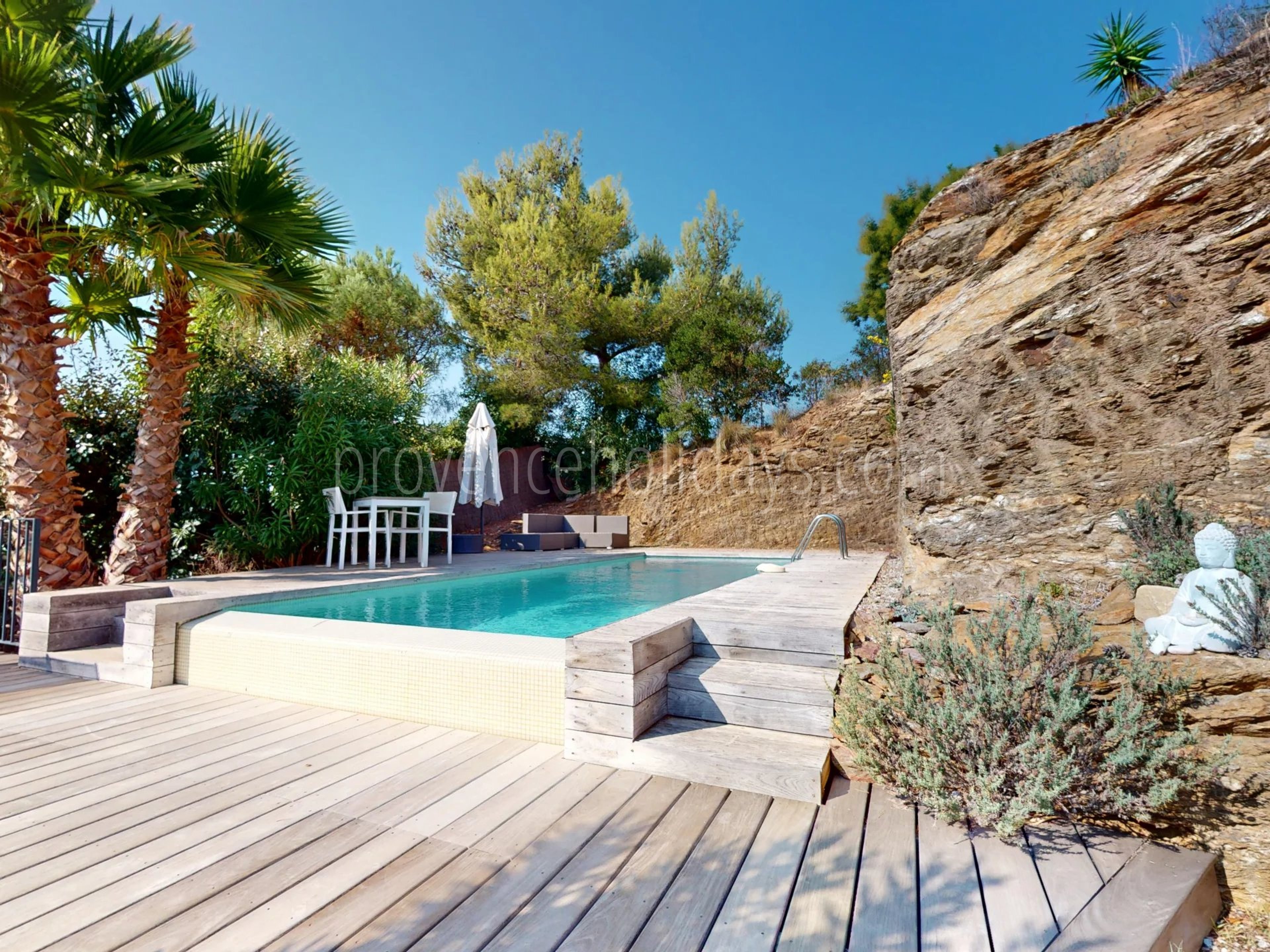8 - Villa jumelée à Rayol-Canadel-sur-Mer: Villa: Pool