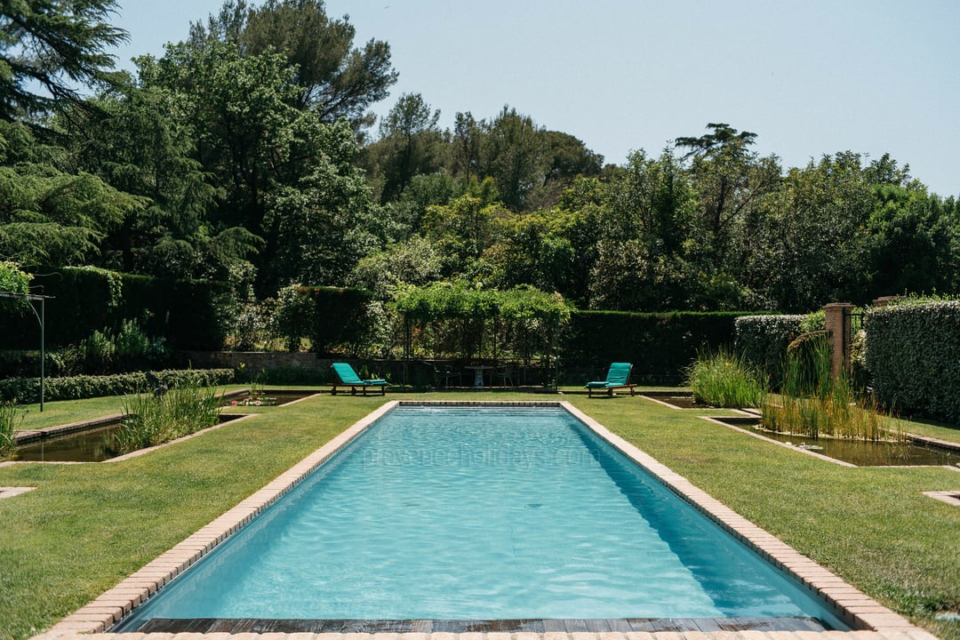 Schitterende villa met verwarmd zwembad in Le Pradet - Zwembad