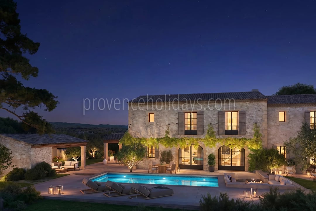 Off-plan mas with private bridge in Saint-Rémy-de-Provence - Swimming Pool