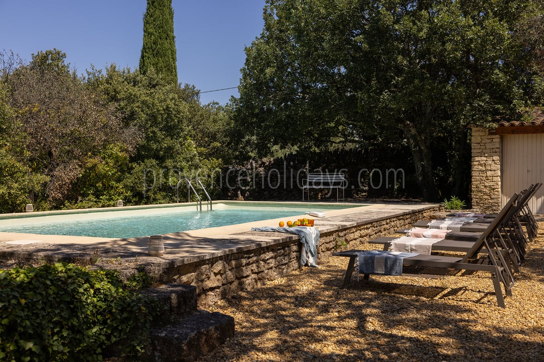 9 - Mas des Chênes Blancs: Villa: Pool
