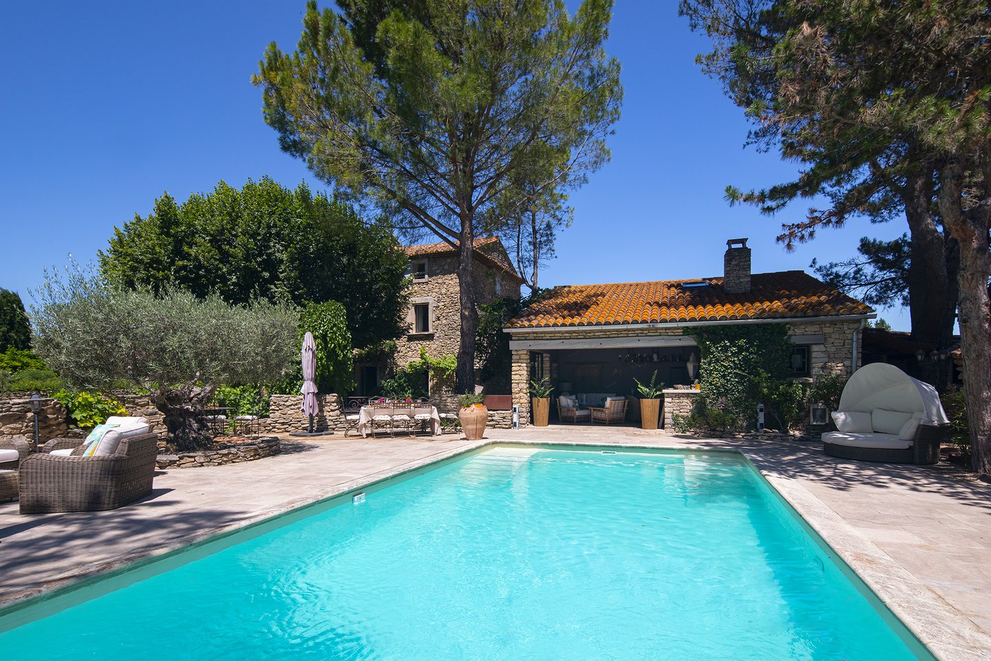 1 - Le Mas de la Sorgue: Villa: Pool