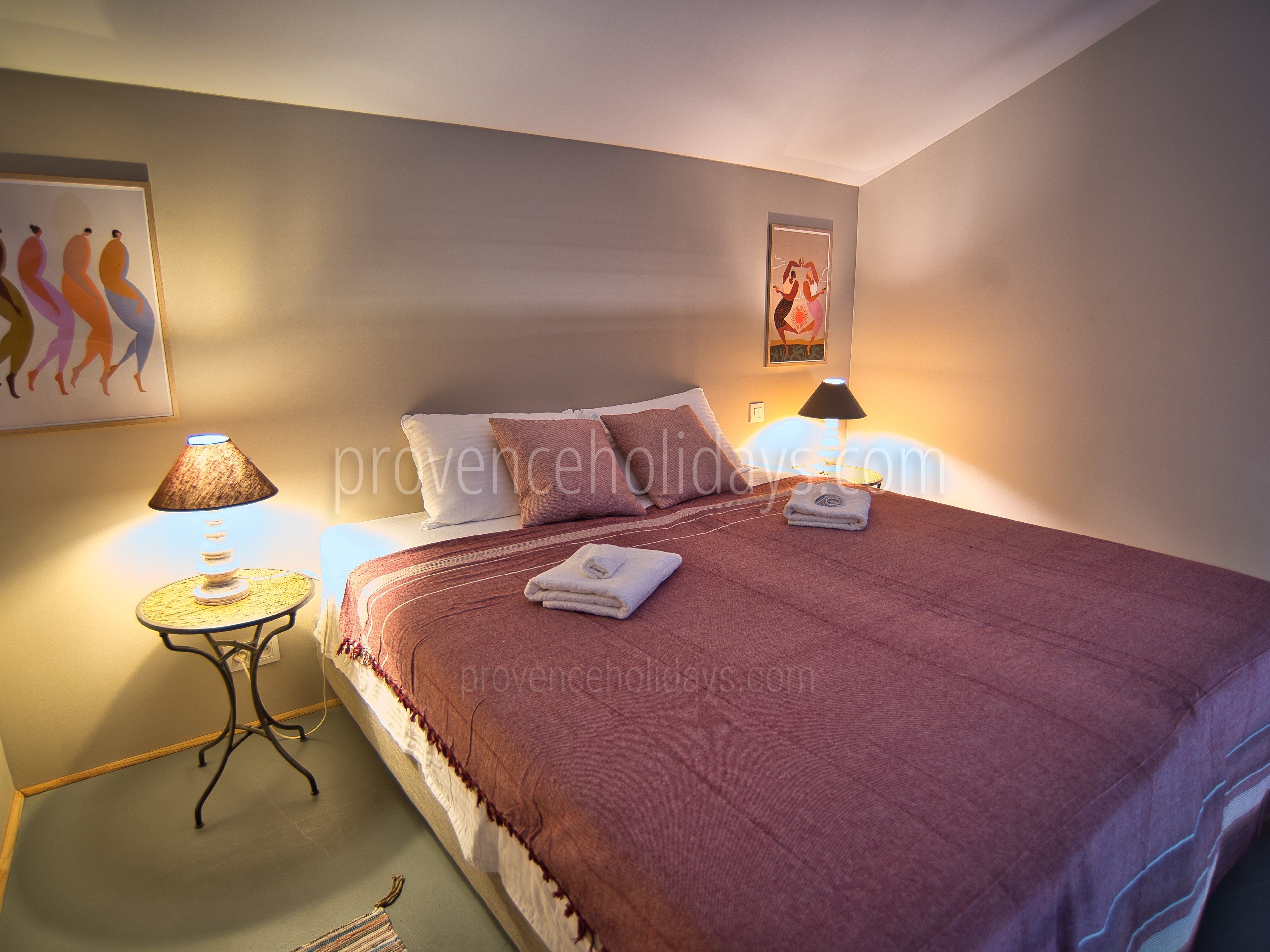 47 - Bastide du Lavoir: Villa: Bedroom