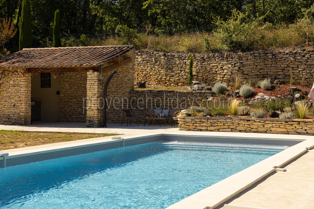 28 - Mas des Firmins: Villa: Pool