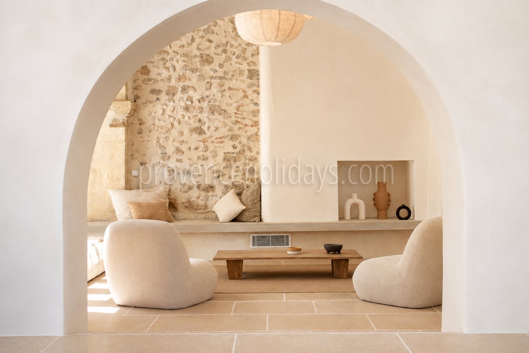 20 - Mas rénové à pied d\'Eygalières: Villa: Interior