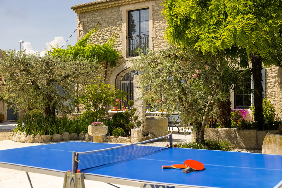 Holiday rental with a heated pool in Saint-Rémy-de-Provence 7 - Mas de l\'Oiseau: Villa: Exterior