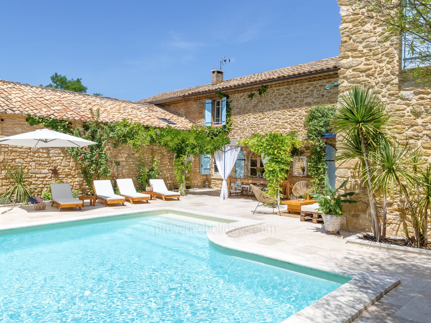 1 - Le Mas Chopin: Villa: Pool