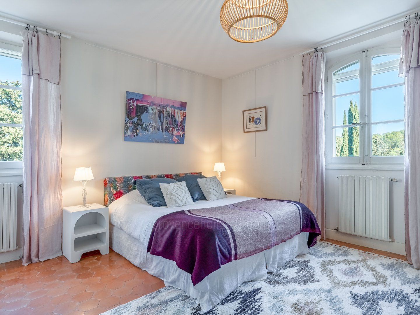 55 - Mas des Trois Cyprès: Villa: Bedroom