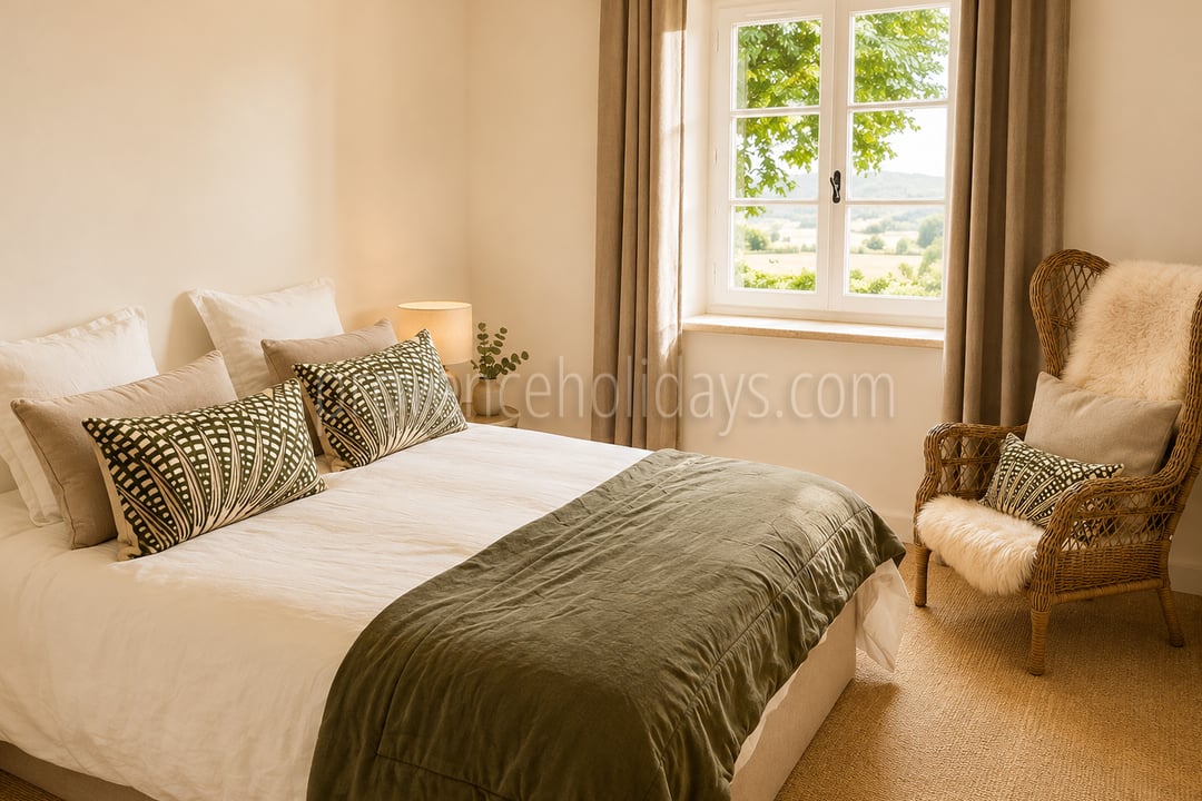 26 - Uitzonderlijke, gerenoveerde stenen boerderij: Villa: Bedroom