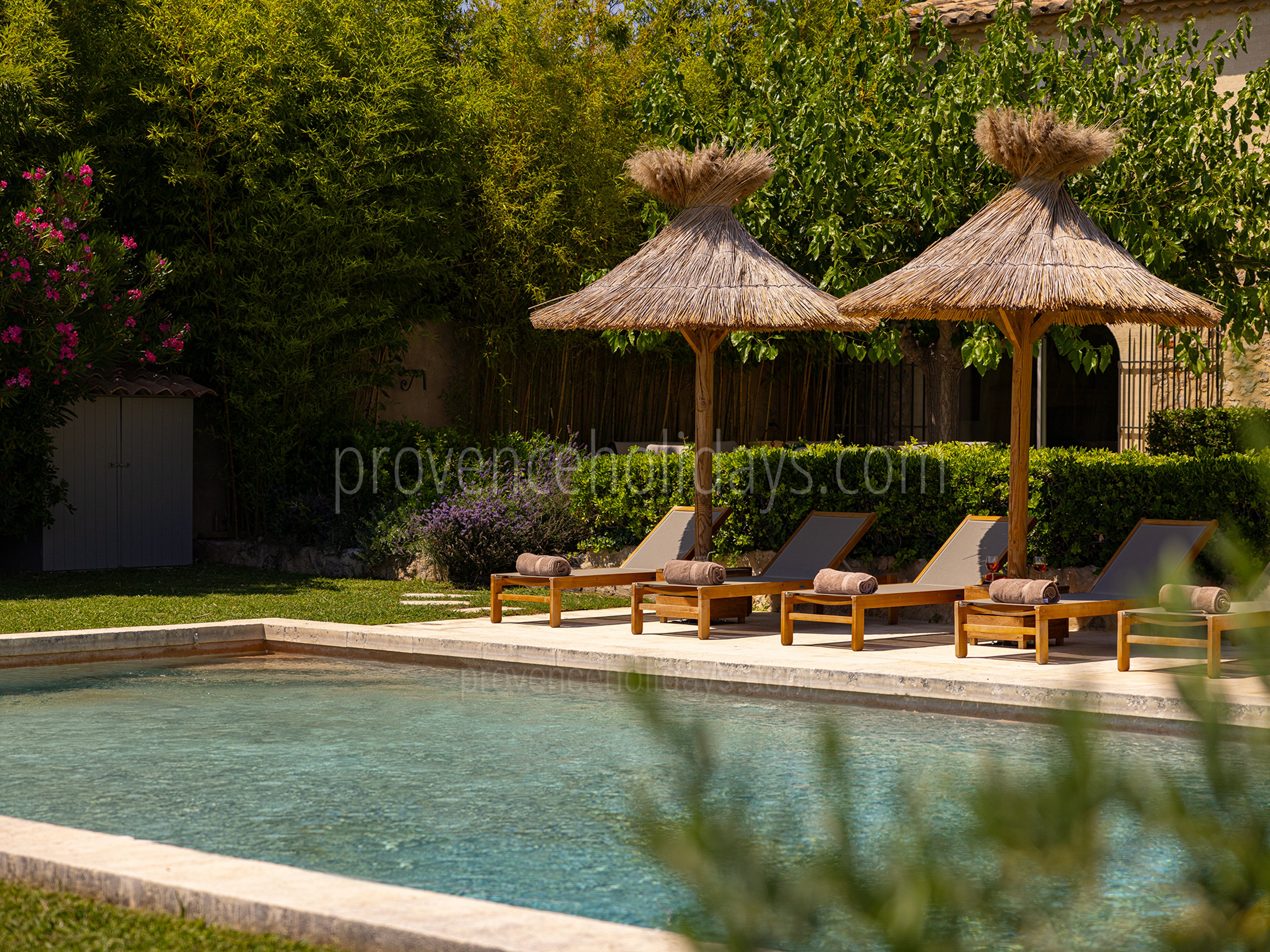 55 - Le Mas des Lauriers: Villa: Pool