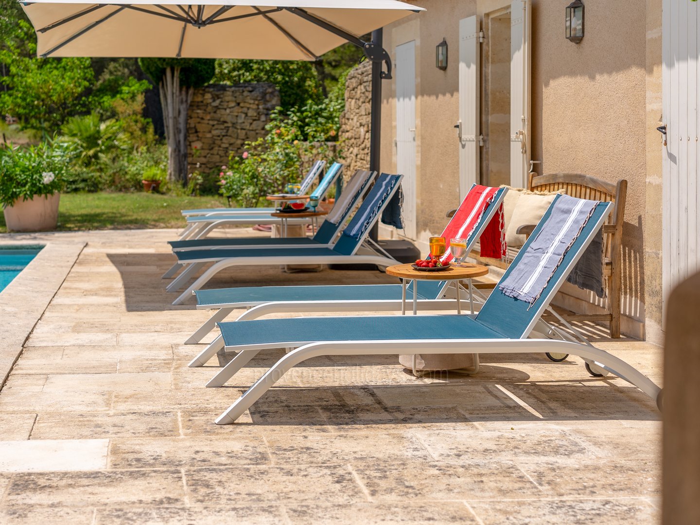 11 - Mas des Trois Cyprès: Villa: Pool